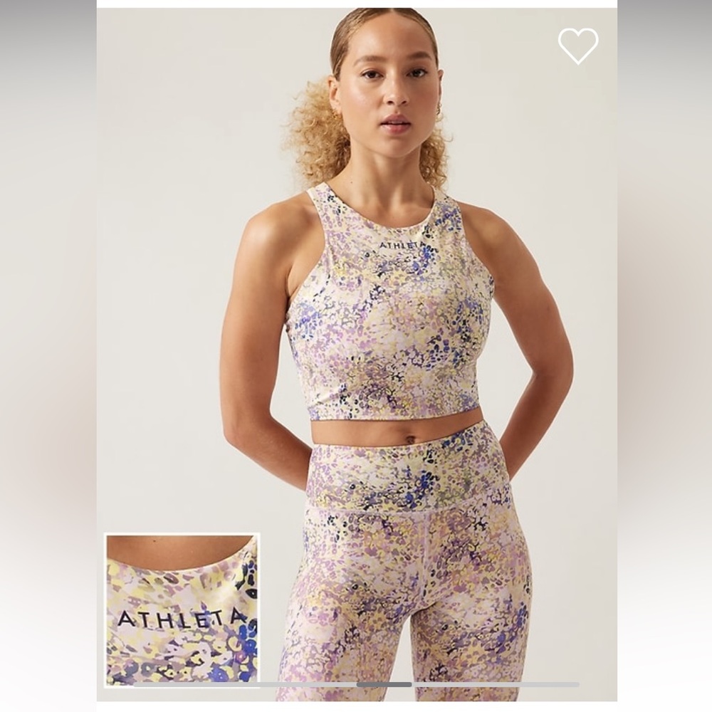 Athleta Crop Bra Training Top